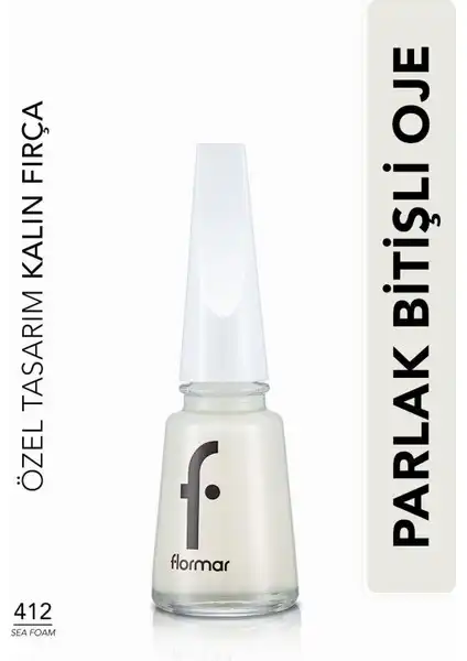 Flormar Nail Enamel 412 Sea Foam: Uzun Süre Kalıcı Parlak Oje İncelemesi