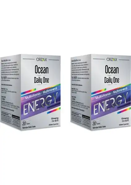 Orzax Ocean Daily One Energy 30 Tablet: Günlük Enerji Desteği Sağlayan Takviye