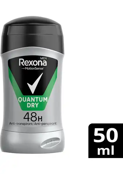 Rexona Men Quantum Dry Erkek Stick Deodorant: Uzun Süreli Koruma ve Tazelik