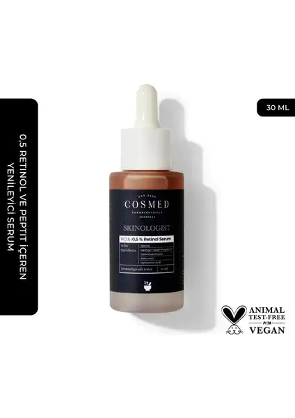 Cosmed Skinologist Retinol ve Peptit İçeren Yenileyici Serum İncelemesi