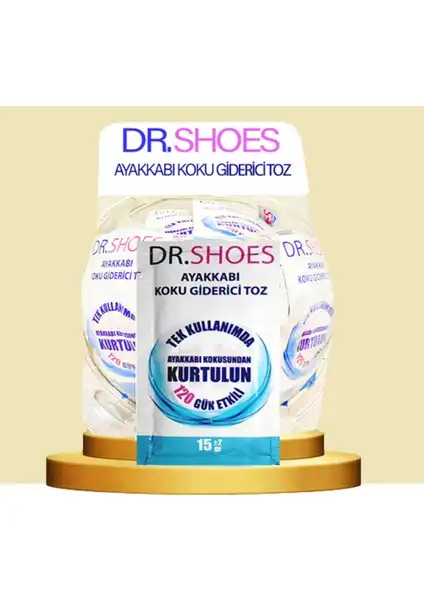 Dr. Shoes Koku Giderici Toz ile Ayakkabılarınızı Hijyenik Tutun