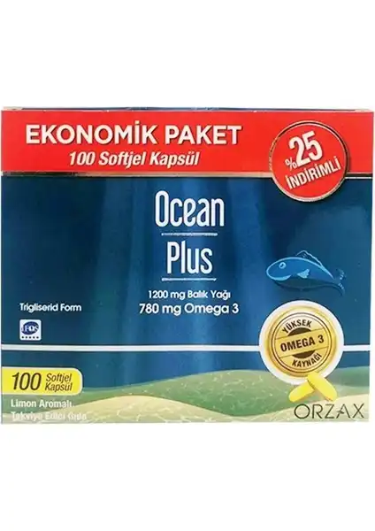 Ocean Plus 1200 Mg 100 Softjel: Omega-3 Takviyesi İncelemesi ve Faydaları