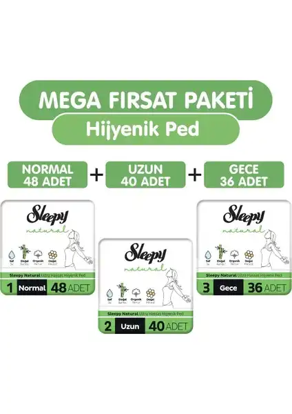 Sleepy Natural Ultra Hassas Hijyenik Ped ile Konfor ve Hijyen