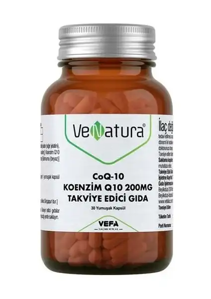Venatura Koenzim Q10: Enerji Ve Genel Sağlık Destekleyici Takviye
