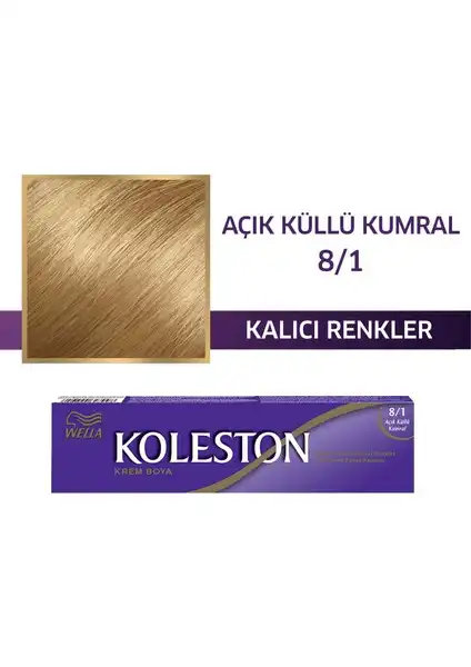 Wella Koleston Single 8/1 Açık Küllü Kumral Ürün İncelemesi ve Kullanıcı Yorumları