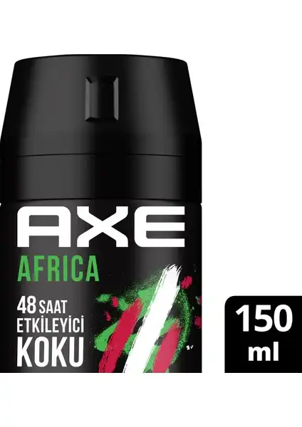 Axe Africa Erkek Deodorant Sprey ile Gün Boyu Ferahlama Sağlayın