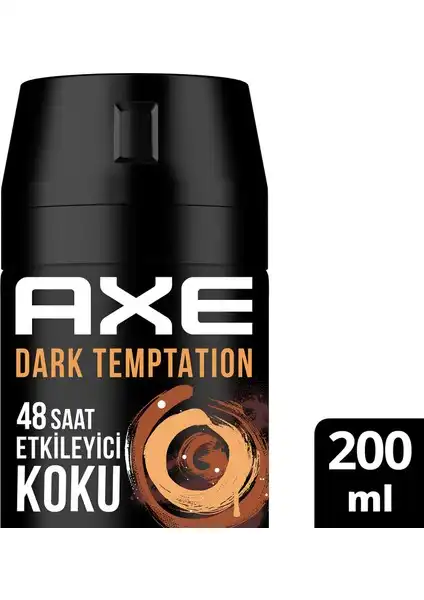 Axe Erkek Sprey Deodorant Dark Temptation XL ile Kalıcı Ferahlık Deneyimi