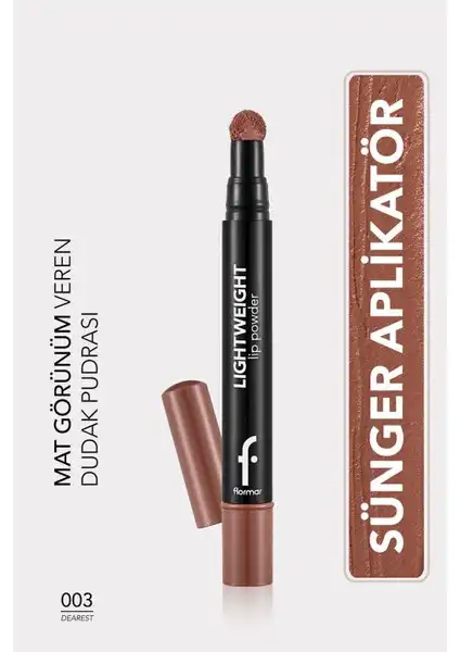 Flormar Yarı Transparan Mat Bitişli Nemlendirici Dudak Pudrası İncelemesi
