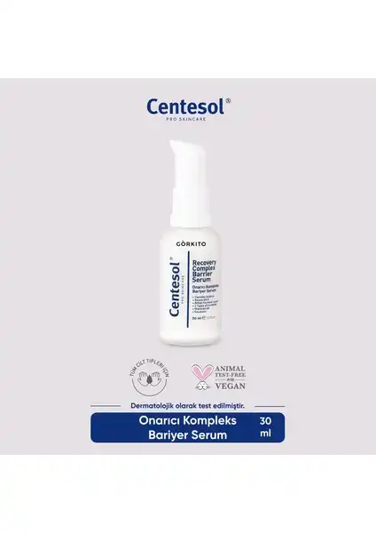 Görkito Centesol Onarıcı Serum - Cilt Bariyerini Güçlendiren Nemlendirici