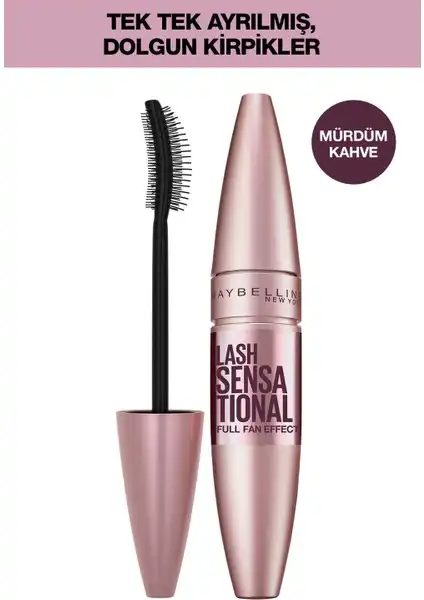 Maybelline New York Lash Sensational Maskara ile Hacimli Kirpikler