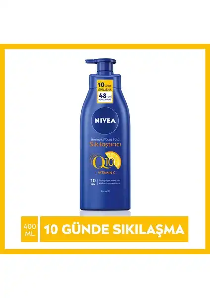 NIVEA Sıkılaştırıcı Vücut Sütü Q10 ve C Vitamini İncelemesi