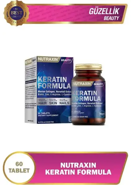 Nutraxin Keratin Formula: Saç ve Tırnak Sağlığını Destekleyen Ürünler