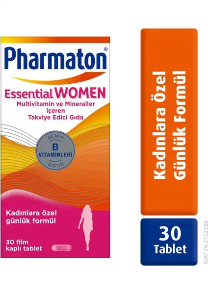 Pharmaton Essential Women: Kadınlar İçin Günlük Vitamin Takviyesi