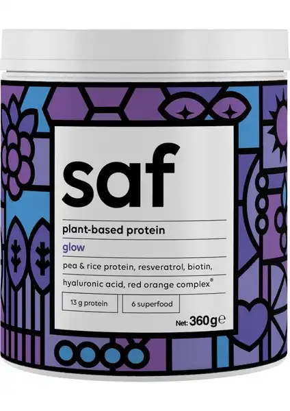 Saf Nutrition Glow Mix: Ahududu Aromalı Lezzetli ve Besleyici Protein Tozu