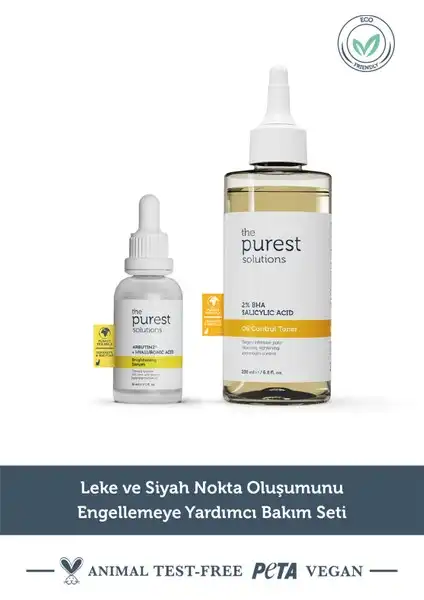 The Purest Solutions Leke ve Siyah Nokta Oluşumunu Engellemeye Bakım Seti TPS142