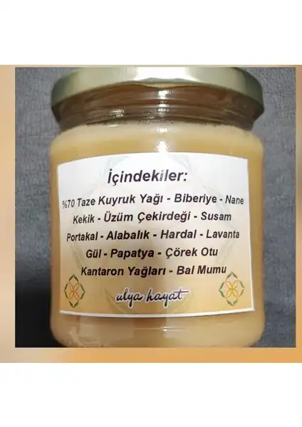 Ulya Hayat Doğal Ev Yapımı Kuyruk Yağı Kremi ile Cilt Bakımının Faydaları