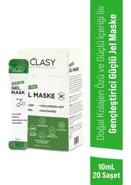 Clasy Aloevera Gel Mask ile Cilt Bakımında Yenilikçi Bir Çözüm