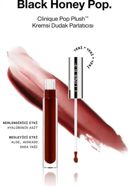 Clinique Pop Plush™ Kremsi Dudak Parlatıcısı Black Honey Pop İncelemesi