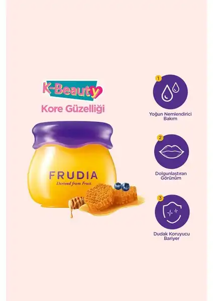 Frudia Blueberry Dudak Balmı: Doğal Nemlendirme ve Bakım Çözümü