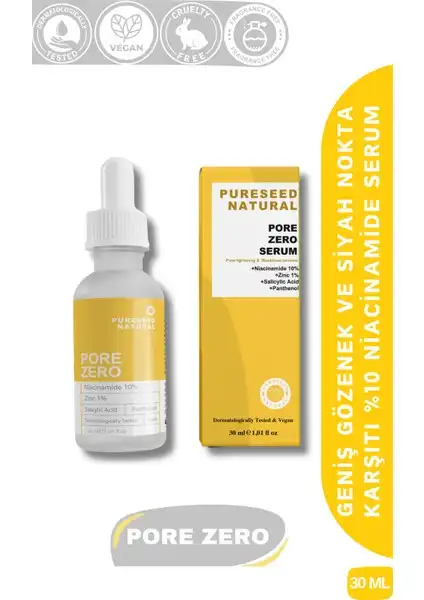 Pureseed Natural Pore Zero %10 Niacinamide Serum İncelemesi ve Faydaları
