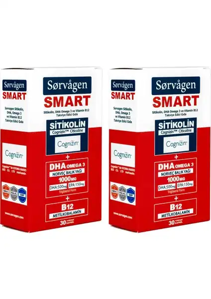 Sorvagen Smart Sitikolin ile Beyin Sağlığınızı Destekleyin ve Zindelik Kazanın