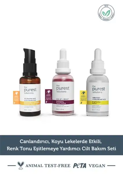 The Purest Solutions Canlandırıcı Cilt Bakım Seti ile Sağlıklı Cilt