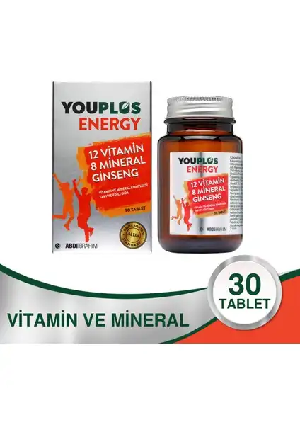 Youplus Energy Vitamin ve Mineral Kompleksi ile Enerjinizi Artırın