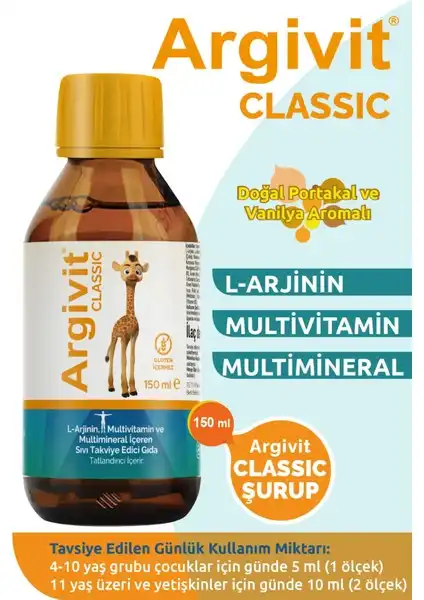 Argivit Classic Şurup ile Enerjinizi ve Bağışıklığınızı Artırın