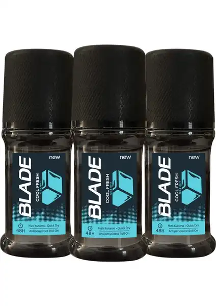 Blade Cool Fresh Erkek Roll On: Ferah Ve Kalıcı Koruma Sağlayan Deodorant