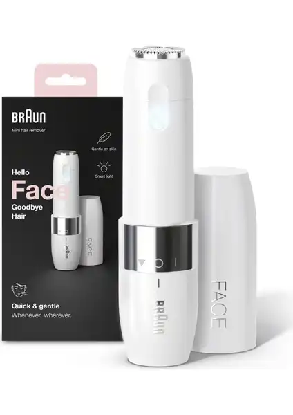 Braun Face FS1000 Mini Tüy Dökücü ile Pürüzsüz Bir Cilt Elde Edin