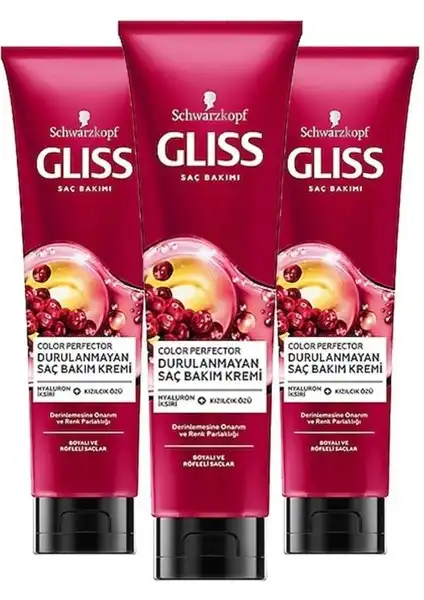 Gliss Color Perfector Durulanmayan Saç Bakım Kremi ile Etkili Bakım