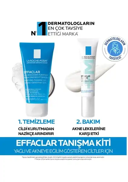 La Roche Posay Effaclar Tanışma Kiti: Yağlı Ciltler için Etkili Bakım Seti