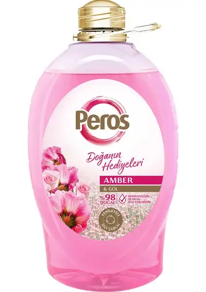 Peros Sıvı Sabun Amber ve Gül Kokulu 3 L: Doğal Temizlik Deneyimi