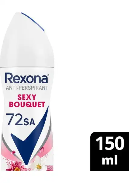 Rexona Kadın Sprey Deodorant: Sexy Bouquet ile 72 Saat Koruma