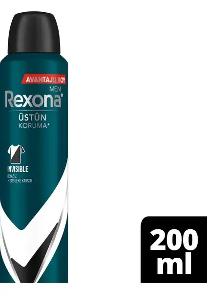 Rexona Men Invisible Black & White Erkek Sprey Deodorant 200 ml İnceleme