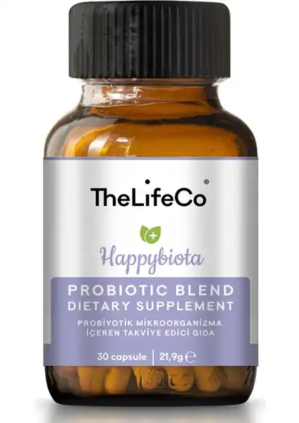 TheLifeCo Happybiota: Probiyotik Gıda Takviyesi ile Sağlığınızı Destekleyin